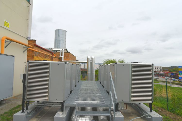 Tepelná čerpadla zapojená systému CZT vytápějí město Ivančice