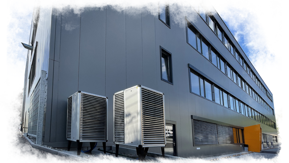 Tepelná čerpadla pro průmyslové budovy a haly