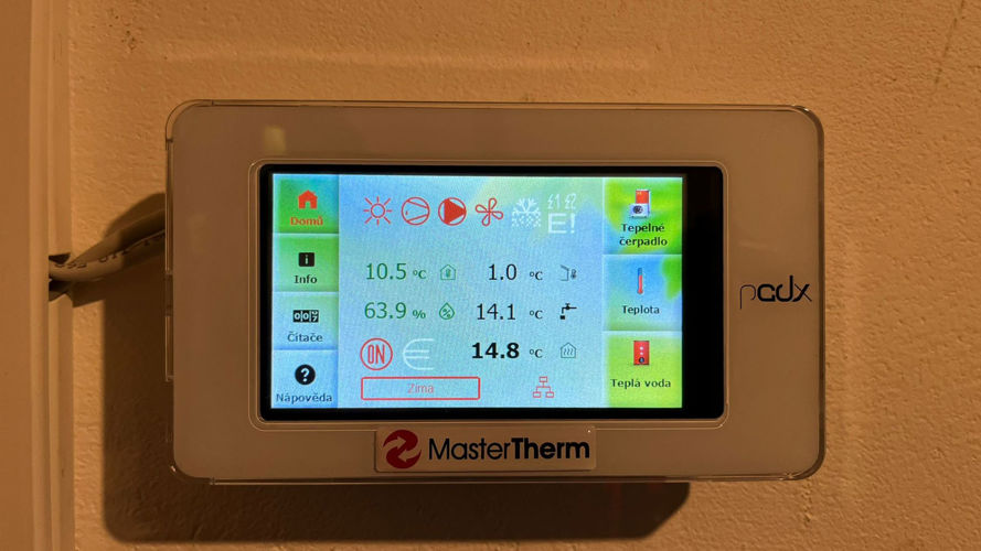 Vytápění cukrárny a rodinného domu v Krušných horách